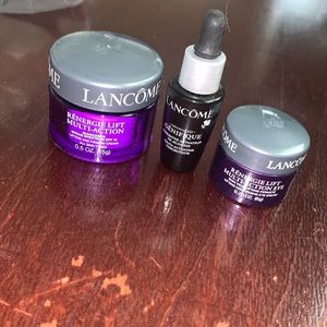 Lancôme renergie lift multi-action cream, renergie lift eye and Génifique